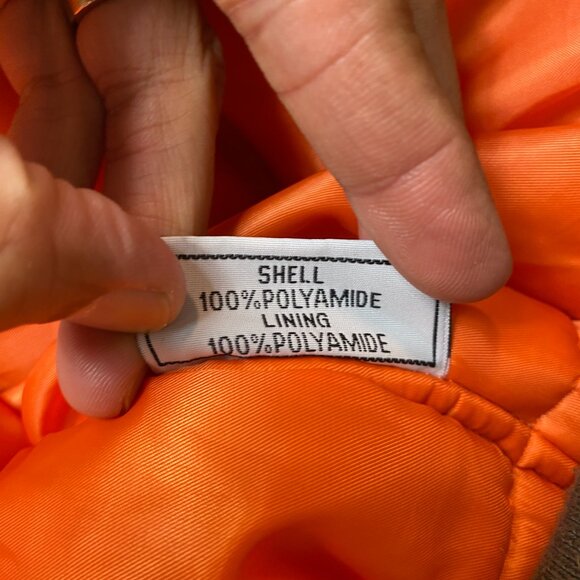 VINTAGE Nordic Army Bomber Jacket Mens 2XL Reversible Operation Iraqi Freedom - Picture 14 of 16